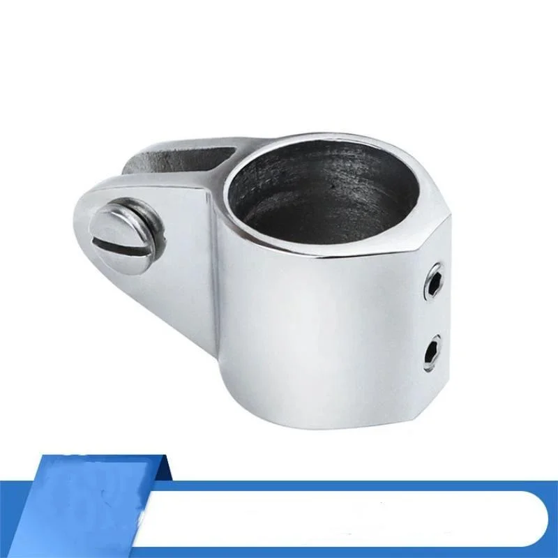 AnswerStainless Steel 316 Double Screw 22mm 25mm Bimini Top Fitting Marine Slide Jaw Sleeve Pipe Eye