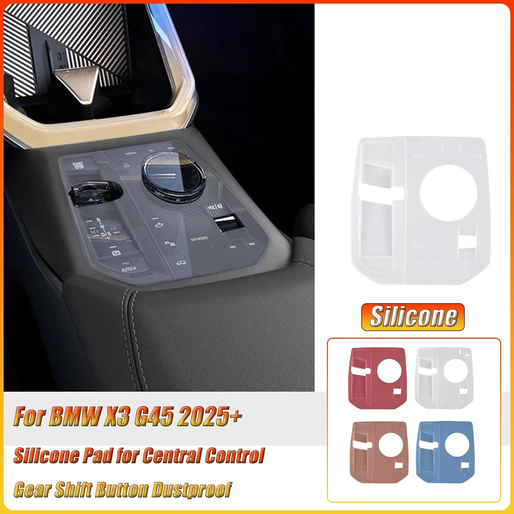 

Silicone Pad for Central Control Gear Shift Button Dustproof Soft Rubber Pad for Button Modification for BMW X3 G45 2025+