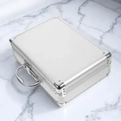 أدوات متعددة الوظائف، حقيبة حمل بقفل بكلمة مرور، صندوق أدوات صلب مع منظم أدوات محمول ببطانة إسفنجية للاستخدام في العمل