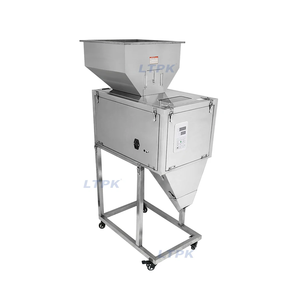 LT-W20C Model Automatic Banana Potato Chips Cookies Dried Fruits Weighing Filling Machine Dispenser
