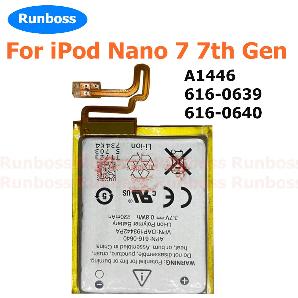 New Replacement Battery For iPod Nano 1 2 3 4 5 6 7 4th 5th 6th 7th 1st 2nd Generation 2 Gen 2Gen 3rd 3 Gen 3Gen Batteries