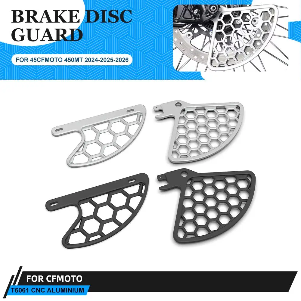 

450MT IBEX450 Motorcycle Rear Brake Disc Caliper Guard For CFMOTO 450 MT 2024-2025-2026 Rear Brake Disc Guard Cover Protector