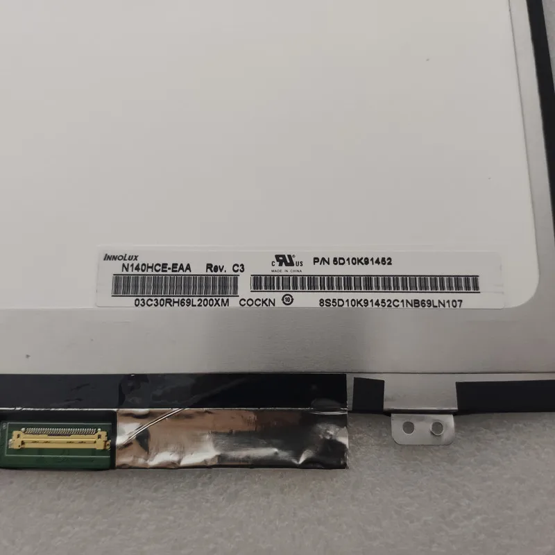 N140HCE-EAA 5D10K91452 5D10H35705 00NY448 00NY447 00PA889 N140HCA-EAB 02DL609 02DL764 01ER058 01EN100 14.0 Magro Tela LCD