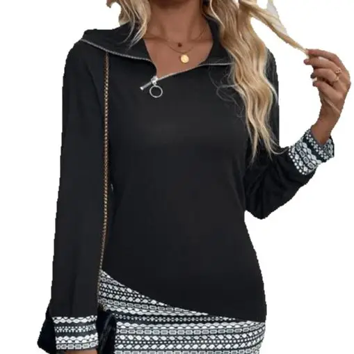 

Dresses 2025 Autumn Casual Zipper Irregular Hoodie Dress for Women Daily Clothing Temperament Women's Fashion Dresses
