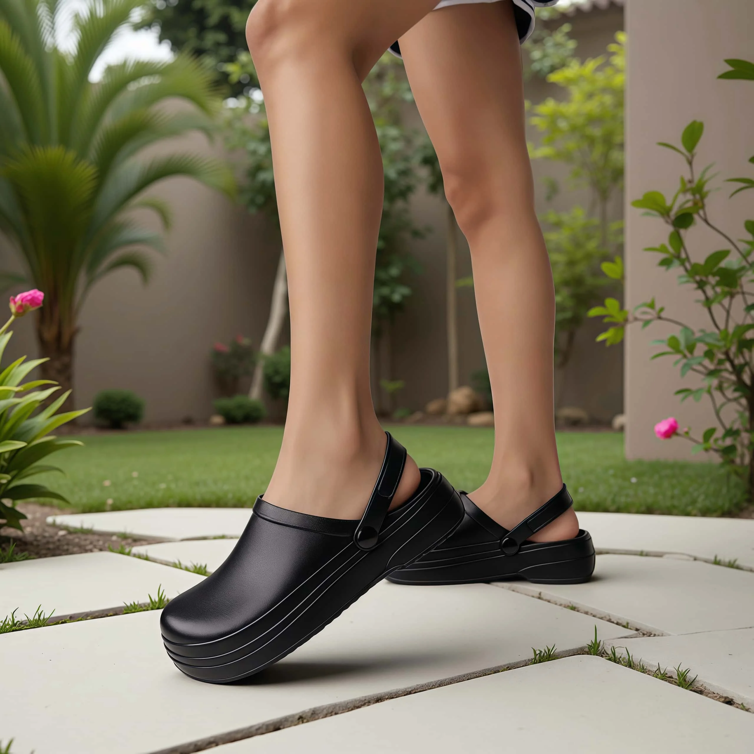 شباشب إيفا ممرضة نسائية جديدة، أحذية مريحة وخفيفة الوزن لصناعة المواد الغذائية، أحذية للحديقة الداخلية والخارجية، شباشب كبيرة الحجم، أحذية مريحة سهلة الارتداء #6