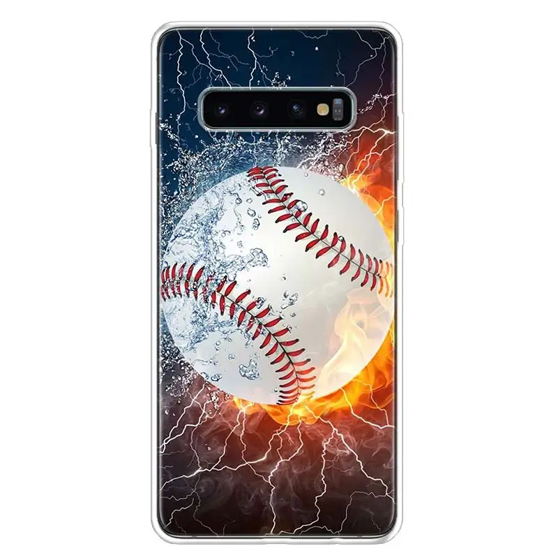 Baseball Sport Phone Case For Samsung Galaxy S24 S22 S23 Ultra S20 FE S10 S21 Plus S10E S9 S8 + Coque Back Cover