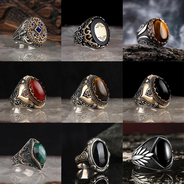 Turkish handmade silver rings new arrivals