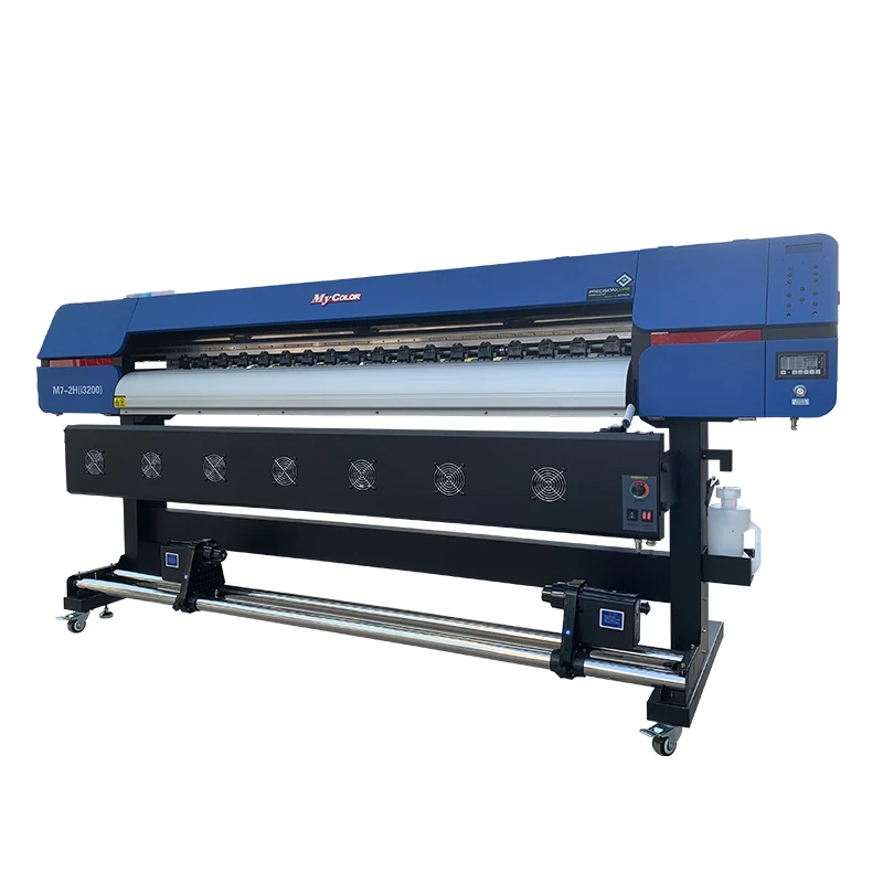 1.8m Large Format Fast speed Printing M7 2 heads i3200 Dye Sublimation Printer with 4720 Industrial Printer