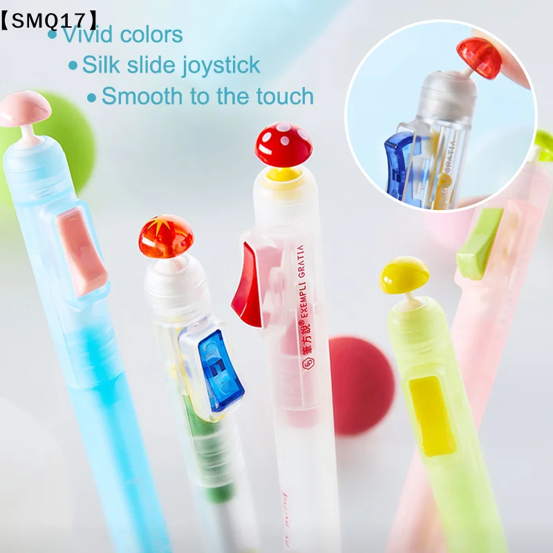 Relax Switch Pen For Exam Prep - Fidget Clicker Gel Pen 0.5mm Smooth Writing, Anti-Anxiety Study Tool For School Office【SMQ】