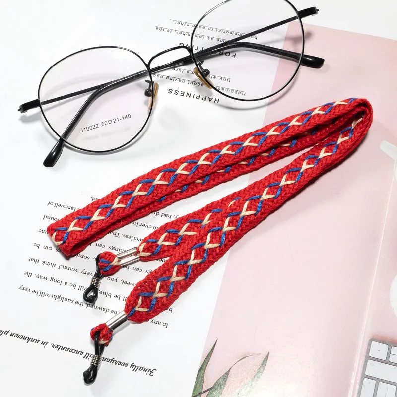 Eyeglasses Chains Fashion Eyeglass Straps Glasses Lanyard Retainer Cord Multicolored Sunglasses Strap for Women Men