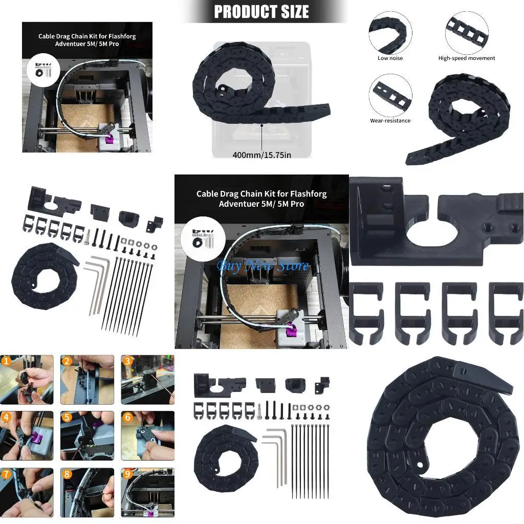 

20CE Industrial Printer Cable Management Chain For AD 5M Series Impacts Resistant