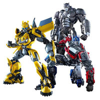 Yolopark Transformers Rise of The Beasts Optimus Prime Rhinox  Scourge Action Figure Collect Assembly Model Toys Halloween Gift