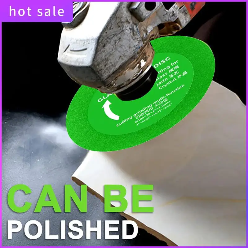 

A26I-Glass Cutting Disc Pack Of 5, Diamond Cutting Blades Saw Blades For 4 Inch Angle Grinder, Diamond Cutting Wheels