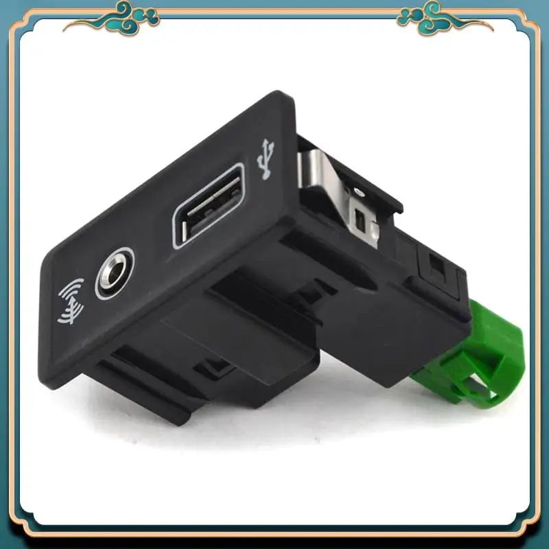 Latest Car Carplay AUX USB Socket+Harness Auto USB Adapter Replacement Parts For VW Golf 7 MK7 3GD035222E 5G0 035 222 F