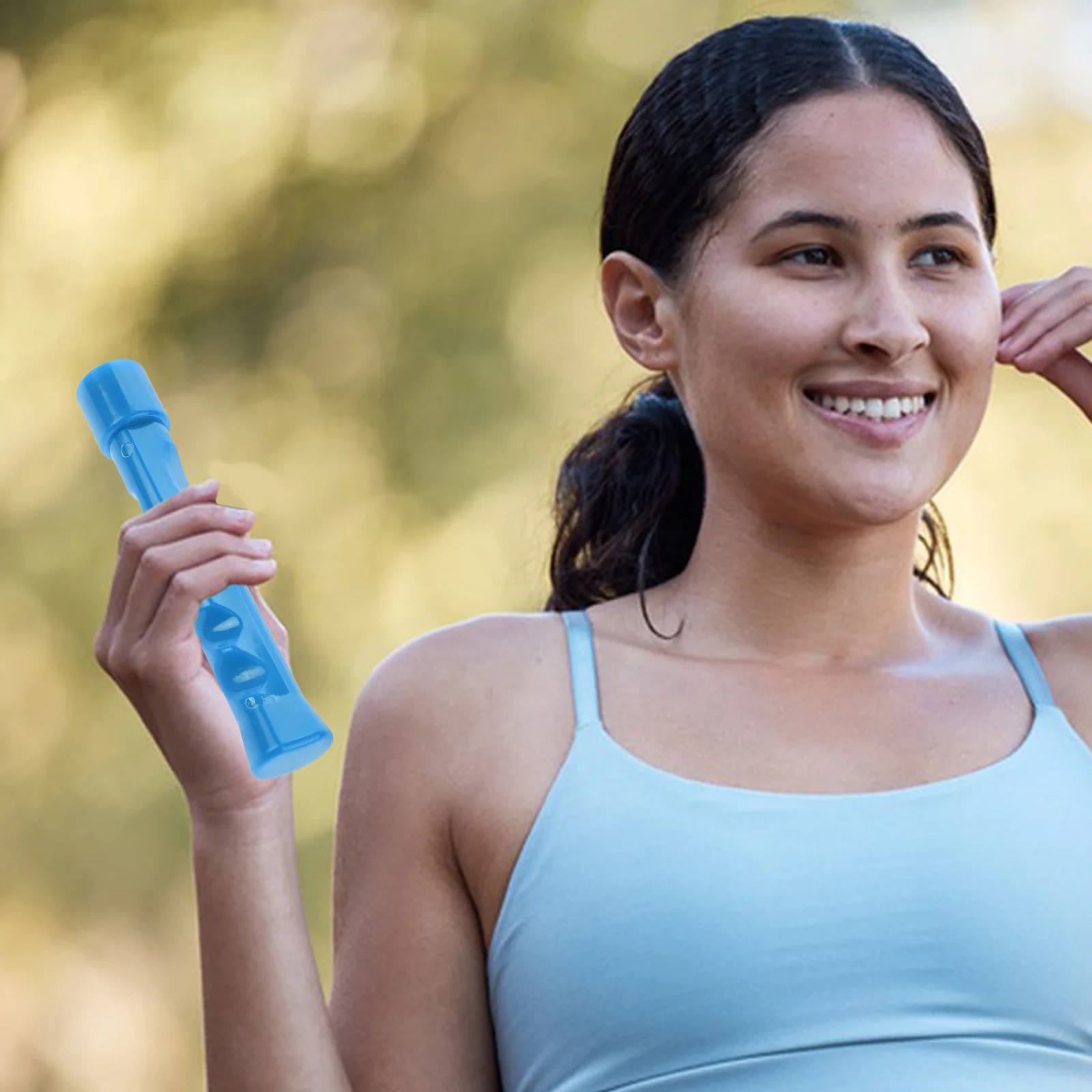 

Sky-Blue Badminton Swing Trainer for Adults Enhanced Wrist Control Power Building Training Tool Badminton Practice