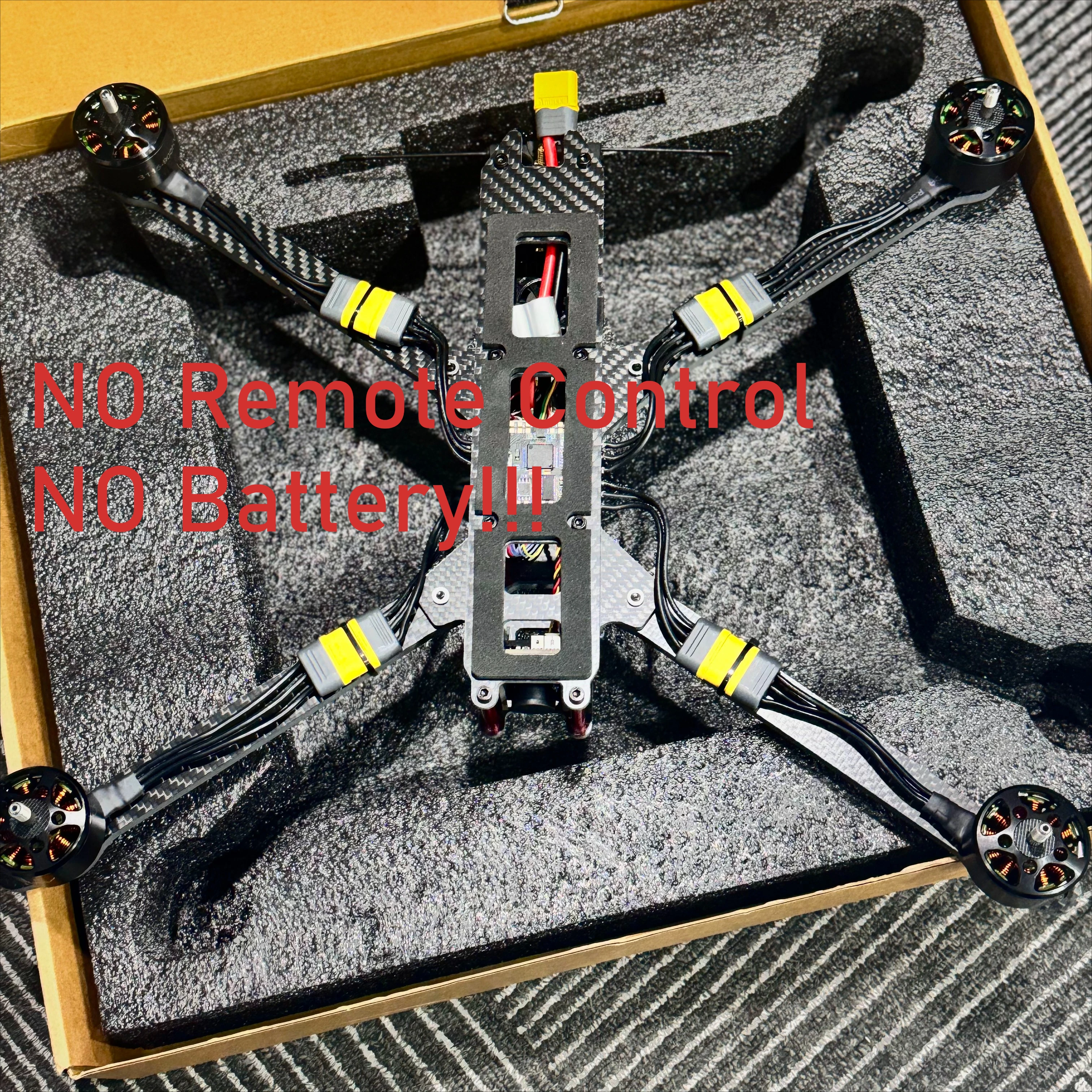 FPV 10 Zoll FPV-Drohne mit Schwerlast-VTX 5,8G 3W Servo-Kamera, Flugreichweite 10km, F405 BL32 4IN1 6S 60A