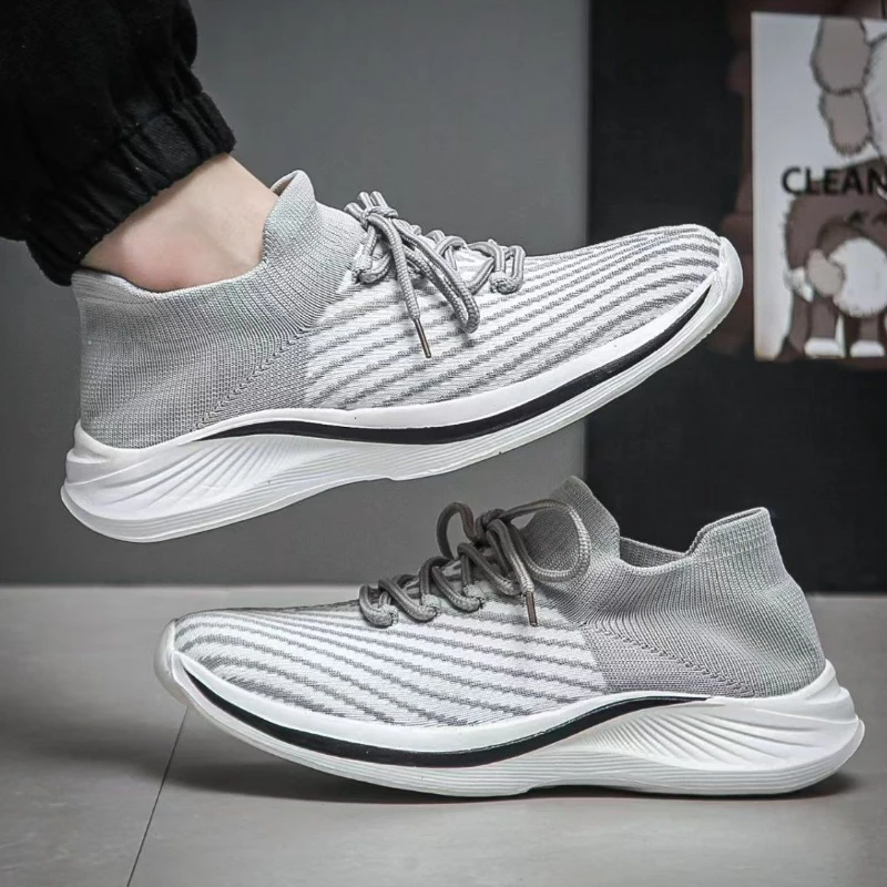 

Мужская спортивная обувь с низким берцем на открытом воздухе, стильные легкие походные трекинговые кроссовки, распродажа, баскетбольные тенденции, 2025 г., мужские повседневные кроссовки серого цвета