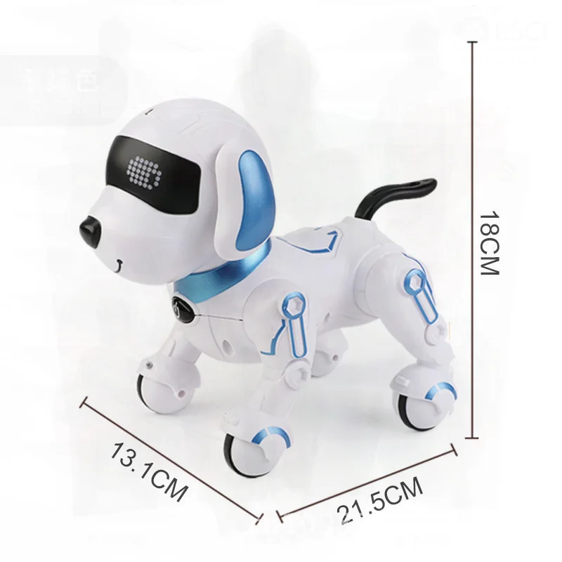 Jouet interactif pour animaux de compagnie, télécommande mécanique intelligente AI pour chien, avec caractéristiques de chant et de danse pour l'éducation précoce