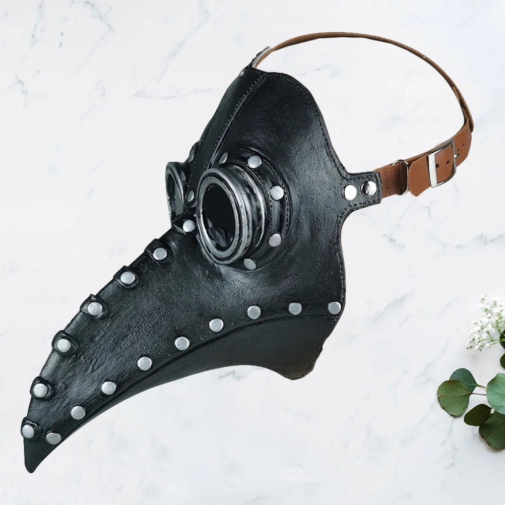 Customer Service Clothing Halloween Beak Mask Steampunk Doctor Cosplay Full Face Prop Party Supplies Decorative Masks