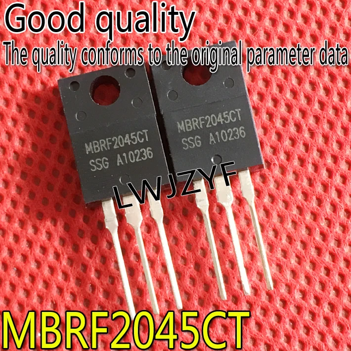 (1Pieces) New MBRF2045CT 2045CT 20A45V Schottky diodes MOSFET Fast shipping