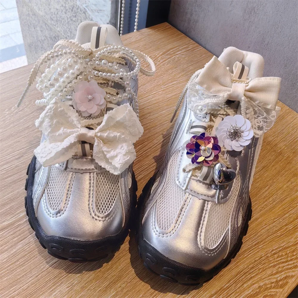 1PCS Neue Mode Schnürsenkel Clips Schnalle Dekorationen Schuh Schnalle für Sneaker Leder Rose Bogen Herz Schuh Charms Schuhe Zubehör – Detail 5