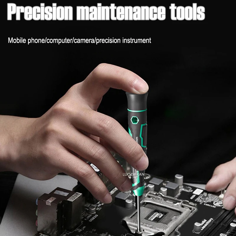  1 Stück Präzisions-Schraubendreher mit Schlitz- und Kreuzkopf, Magnetischer Kopf für Handy, Computer, Kamera, Uhrenreparatur, Handwerkzeuge – Detail 2
