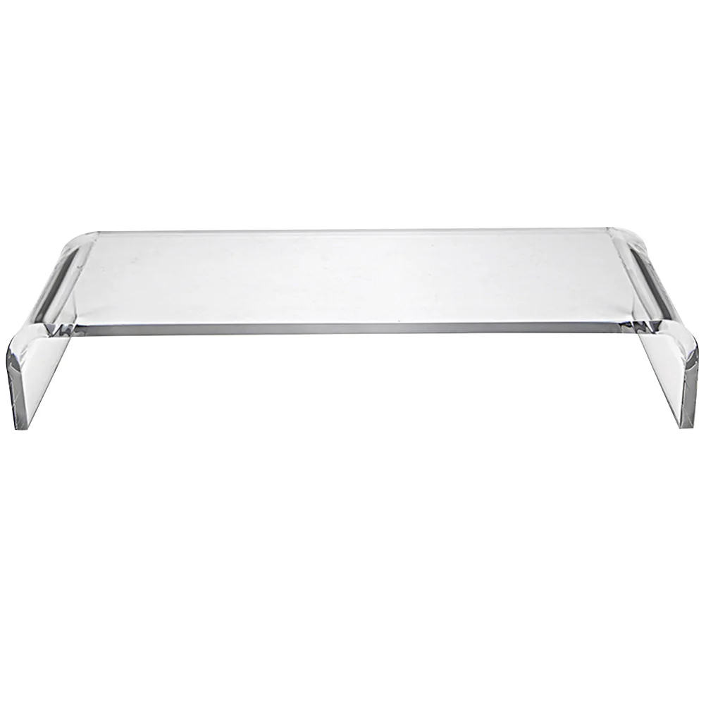 

Anti-cat Keyboard Cover Tidy Organized Monitor Stand Riser Acrylic Notebook Home Office Computer Base Rack Heightening