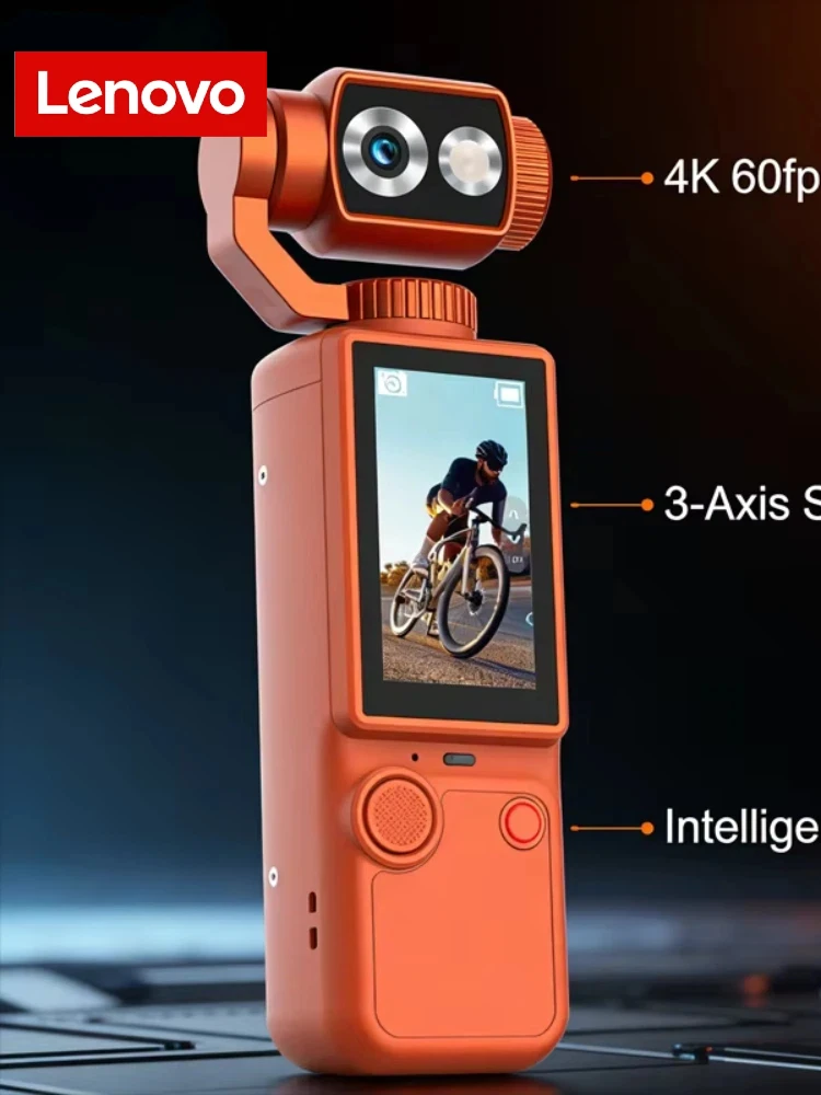 AliExpress Lenovo Hd Wifi Sports Wearable Camera Hold In Hand Travel Bicycle Driver Recorder Mini Built-in Fill Light For Vlogging Sports