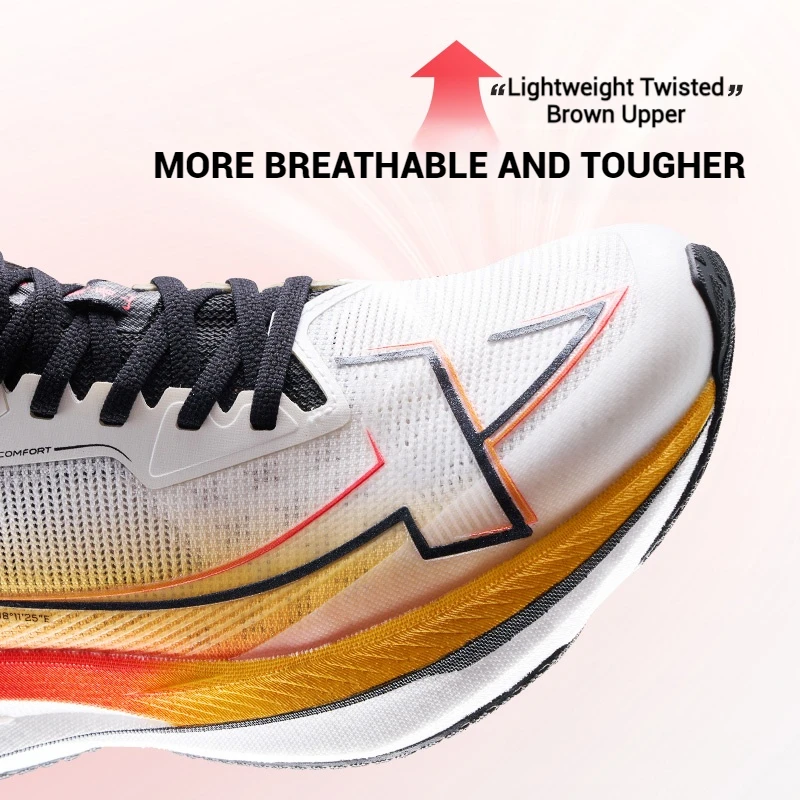 Xtep One Piece Model 2.0/1.0 Men Running Shoes  Autumn Comfortable Stability Cushion Rebound Racing Sneakers 876319110073