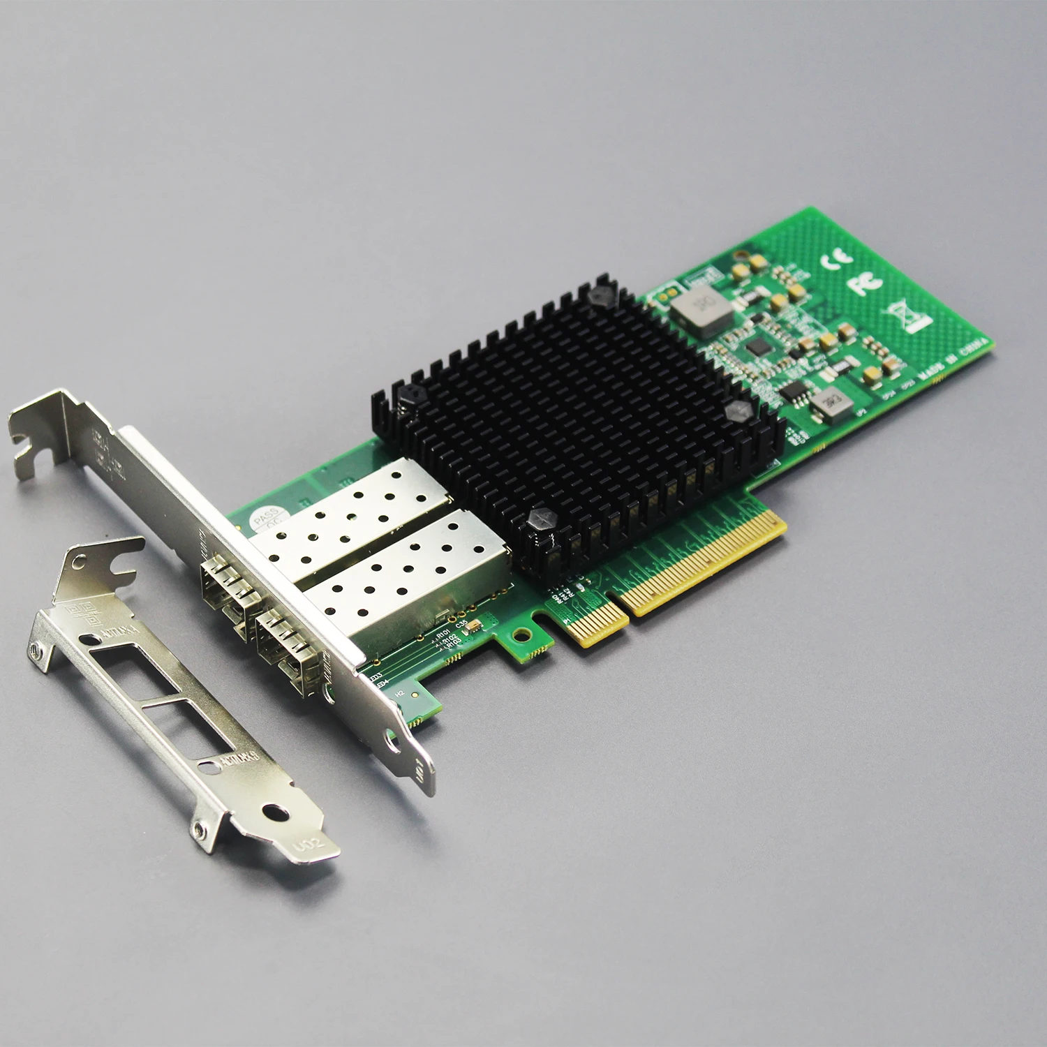 ST7268 2-Port 10Gb SFP+ Ethernet Network Card with Intel 82599ES Controller, PCIE 2.0 X8 Interface, Not Support Mac OS