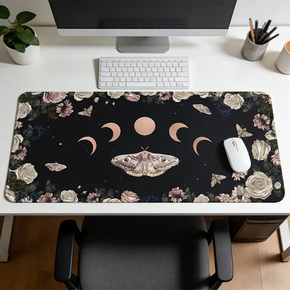 

Moon Star Totem Mouse Pad, Rubber Non-Slip Gaming Mouse Pad,Mechanical Keyboard Computer Desk Mat, Office and Gaming Accessories