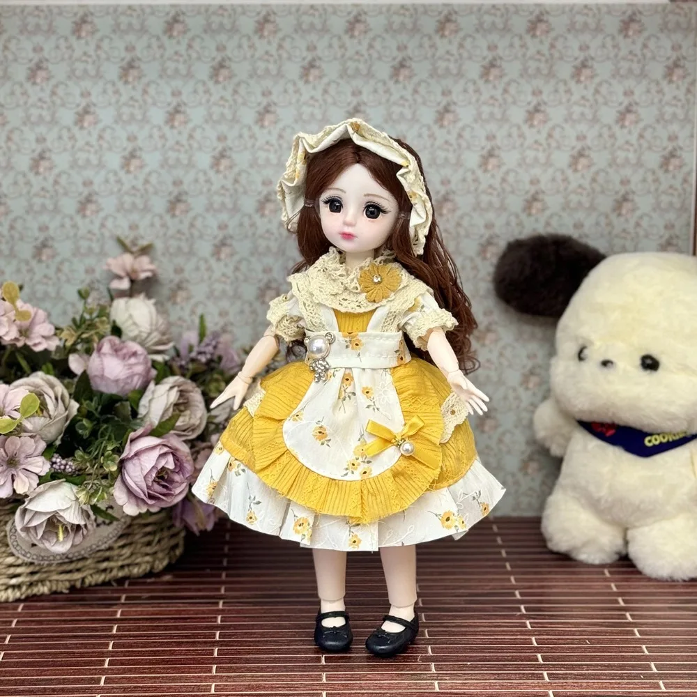 

DIY Toy With Clothes 30cm BJD Doll 3D Eyes 1/6 BJD Removable Joints Doll Cute Removable Joints 1/6 Bjd Dolls Children Toys