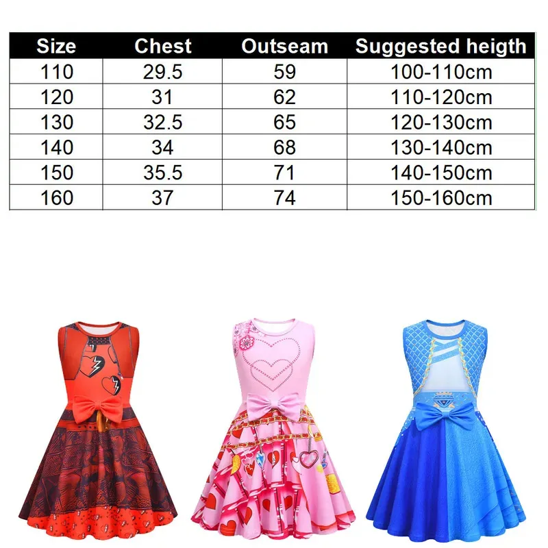 111 www D-الانسدادات القوس فتاة الأميرة جديد الصيف الاطفال الفتيات مطوي فستان هالوين صعود الأحمر تأثيري حفلة بلا أكمام #6