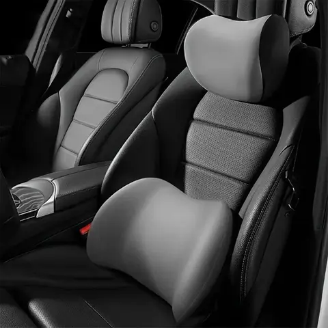 Auto Nackenkissen Schutz Memory Foam Auto Sitz Kopfstütze Kissen Weiche Taille Kissen Auto Nackenkissen Rückenlehne Lordosenstütze