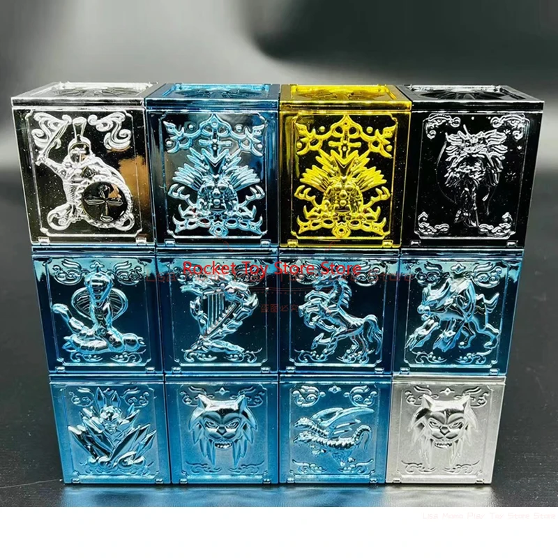 قماش أسطورة سانت سيا EX God Asgard Siegfried Hagen Thor Alberich Fenrir Syd Bud Mimir Odin Ares Loki Pandora مجموعة صناديق 12 شكل