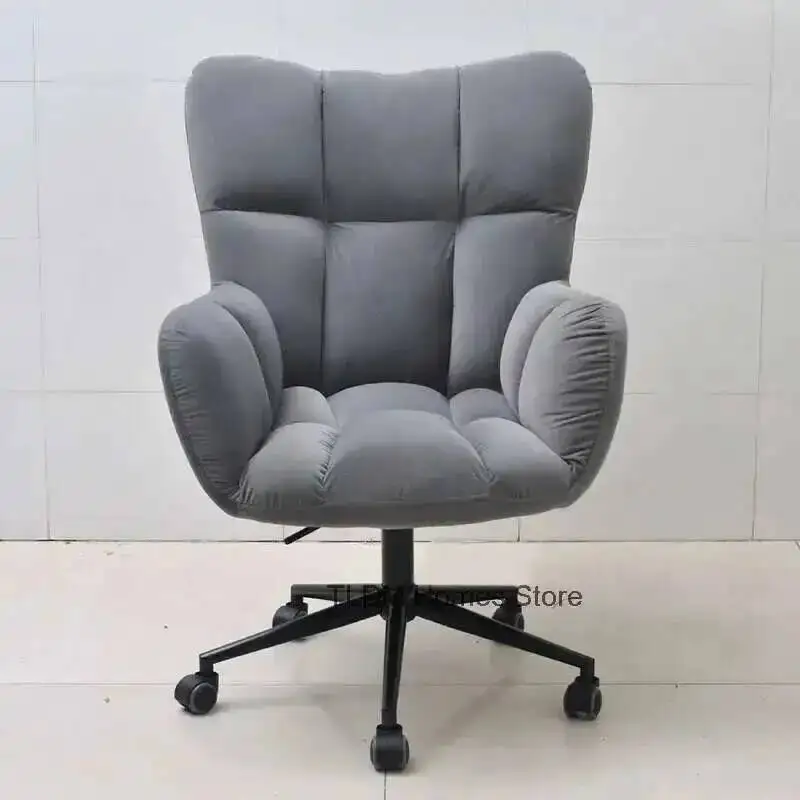 Comfortable Chair Household Furniture Computer Modern Office Simple Lifting Rotatable Cloth Chairs Lazy Small Study Office Chair