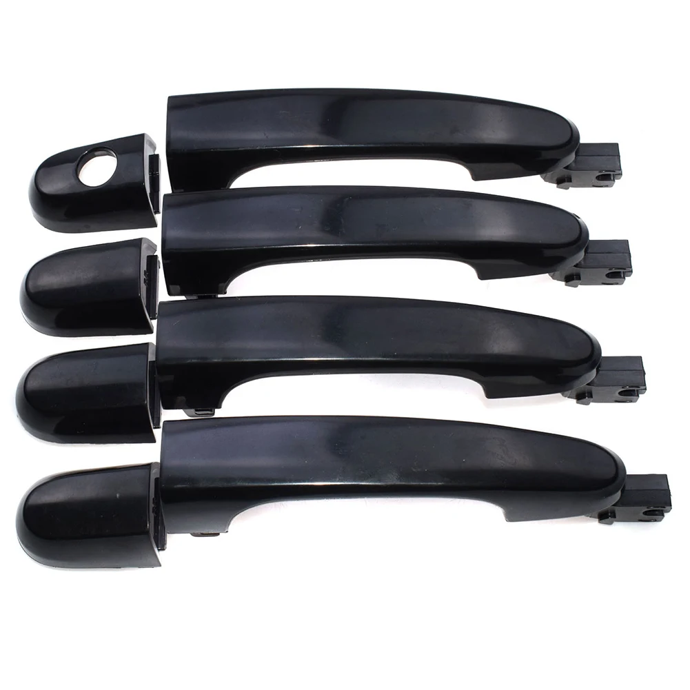 

1/2PCS Vehicle Door Handle For KIA Sportage 2005-2010 OEM Part Number 82662-1F000 82651-1F000 Black Exterior Replacement