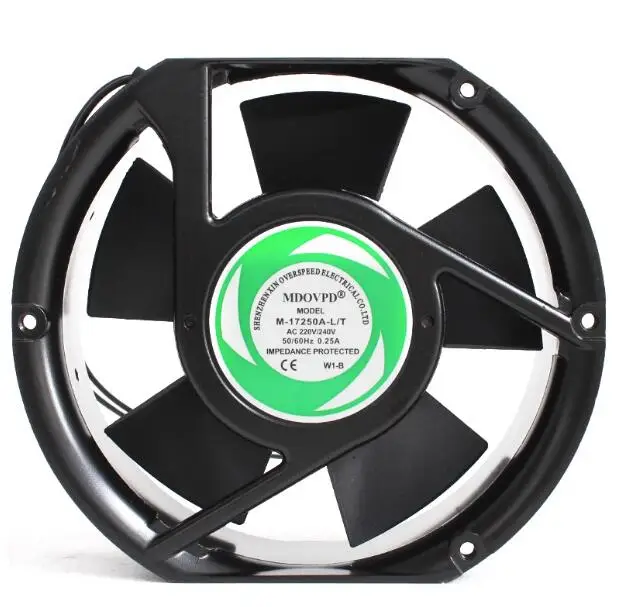 MDOVPD M-1725A-L/T 220V/240V 0.25A AC Computer fan cabinet axial flow fan