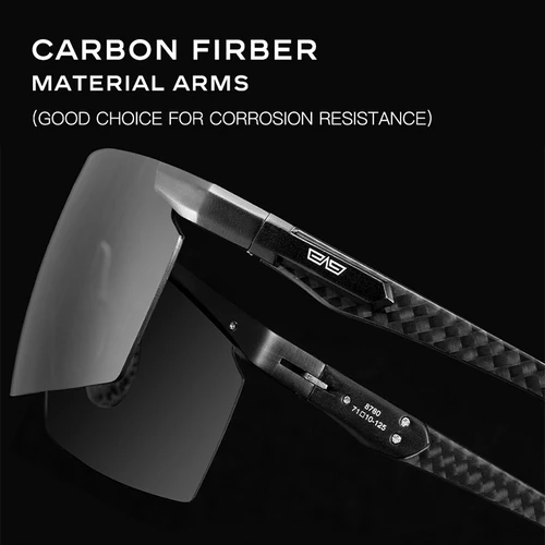 Imagen 2 del producto CAPONI-gafas de sol polarizadas para hombre, lentes fotocromáticas para conducir, deportivas, UV400, de aluminio y carbono, protegen los ojos, BS8780