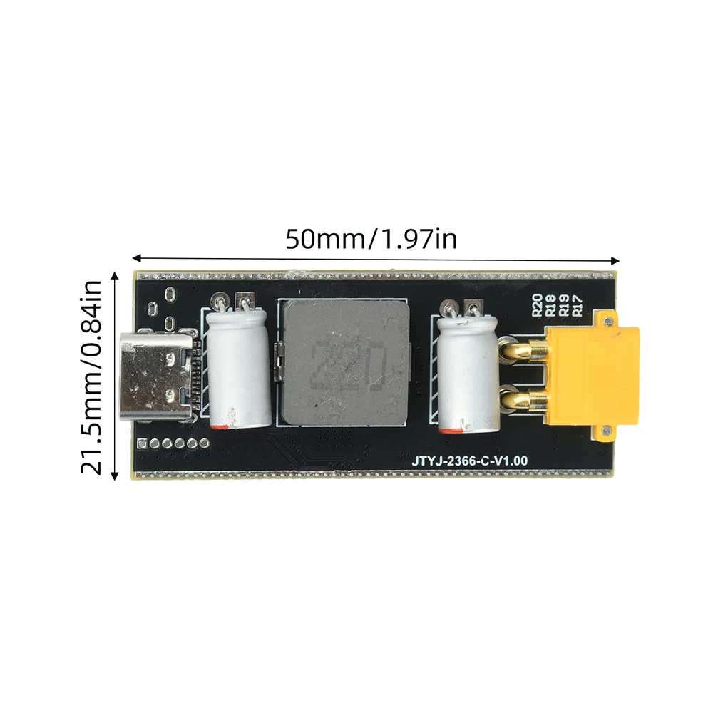 PD140W Schnelllade-Modul TFT-Display 2-6S Lithium-Batterie-Ladeplatine Powerbank-Mainboard-Kit IP2366 Buck-Boost-Wandler – Detail 14