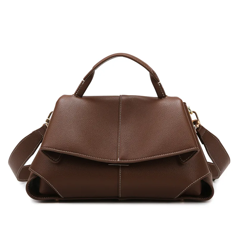 

2026 Handbag, Women's Bag Fashionable Versatile Crossbody Soft Leather Casual Single-shoulder Women Designer Luxury Bag