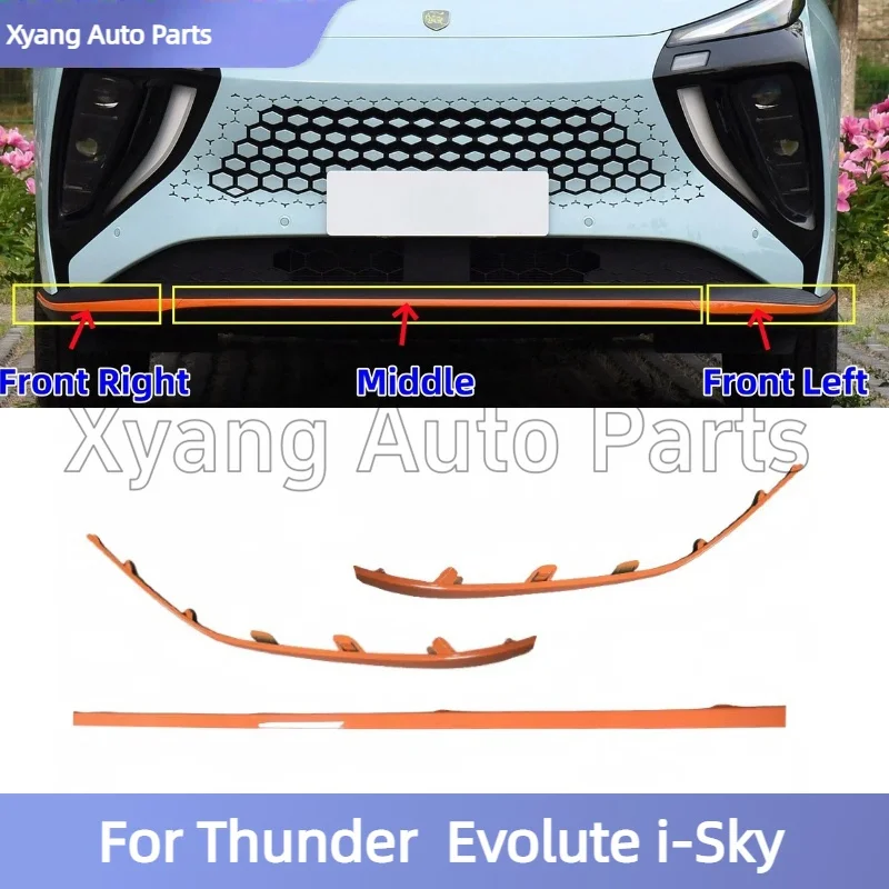 Front Bumper Trim Lower Grille rim For Thunder  Evolute i-Sky  Rear Bumper Trim