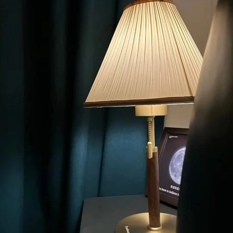 Light Emitting Diode Table Lamp with Dome Shade Luxury Hotel Decoration