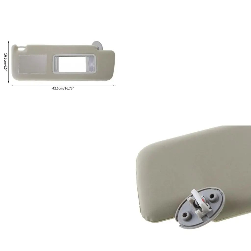 XA6H Car Interior Accessories 7432060850B1 Left/Right Sunshield with Makeup Mirror
