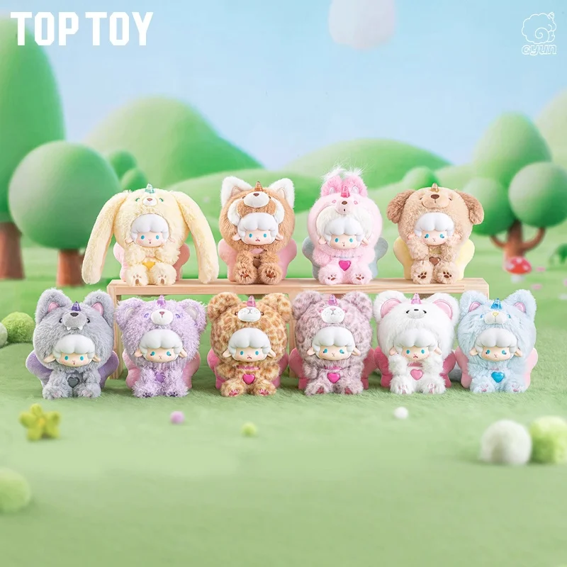 Genuine Toptoy Gyun Big Tailed Critter Crew Series Blind Box Toys Kawaii Anime Action Figure Surprise Mystery Box Dolls Toy Gift