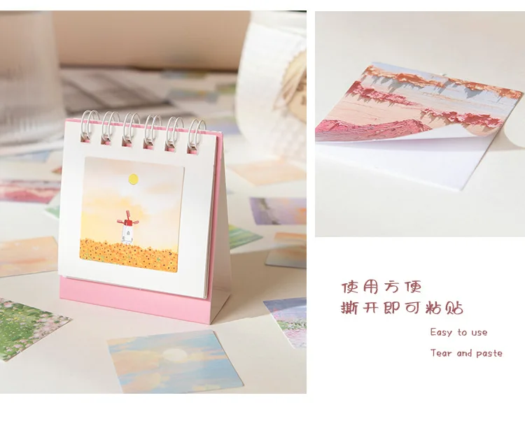 46 Pcs/Box Blue Secret Series Decorative Stationery Mini Stickers Set Scrapbooking DIY Diary Album Journal Stick Lable