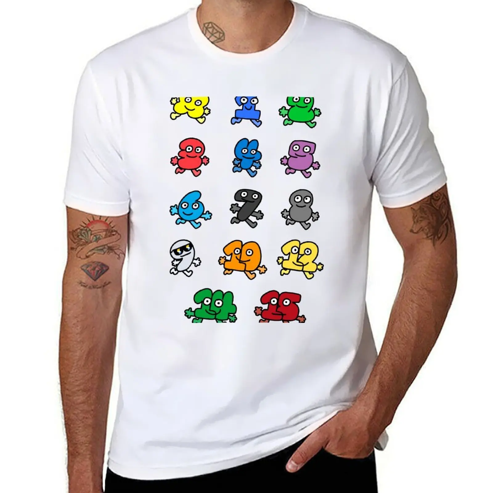 

All Algebralien Pack BFDI T-Shirt man t shirts for men man t shirts cotton t shirt man luxury T-Shirt