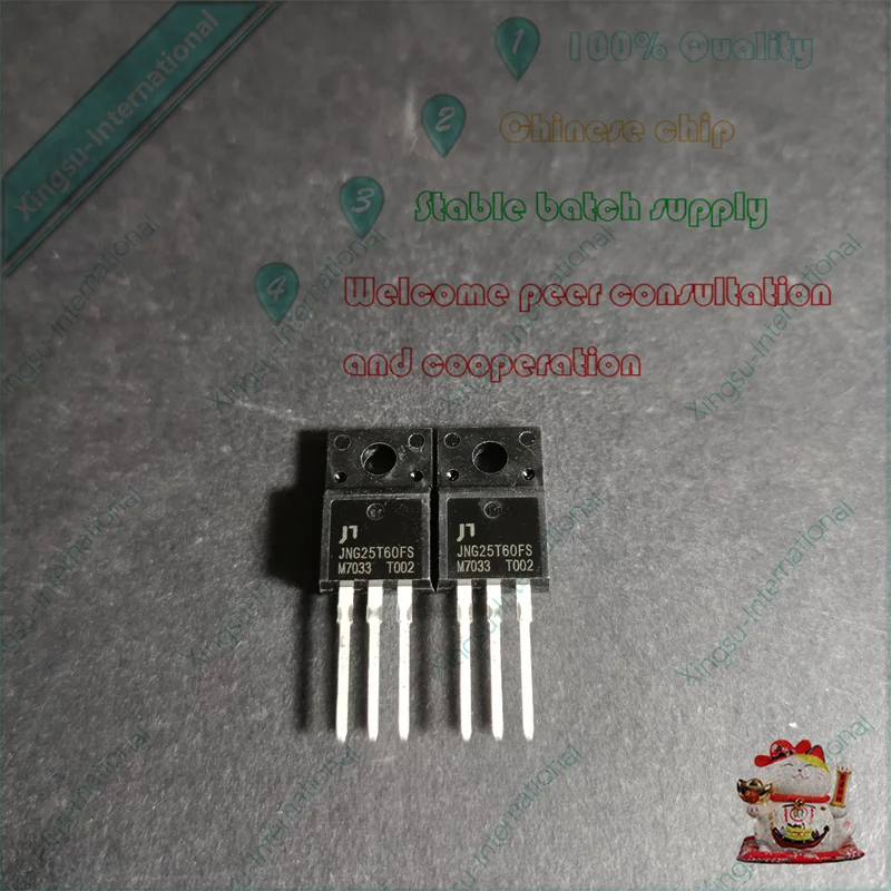 1PCS/ piece JNG25T60FS 25A/600V TO 220F IGBT field effect triode