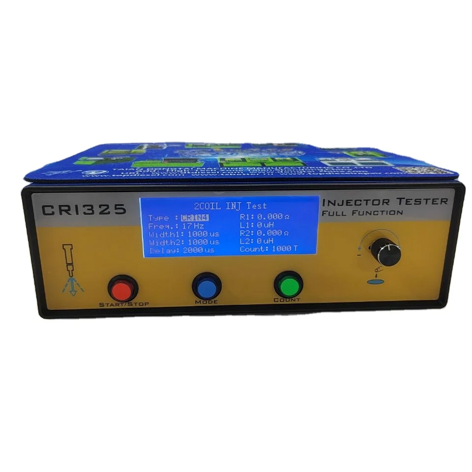 CRI325 Full Function CRIN4 Double Valve Common Rail Injector Tester Equipment