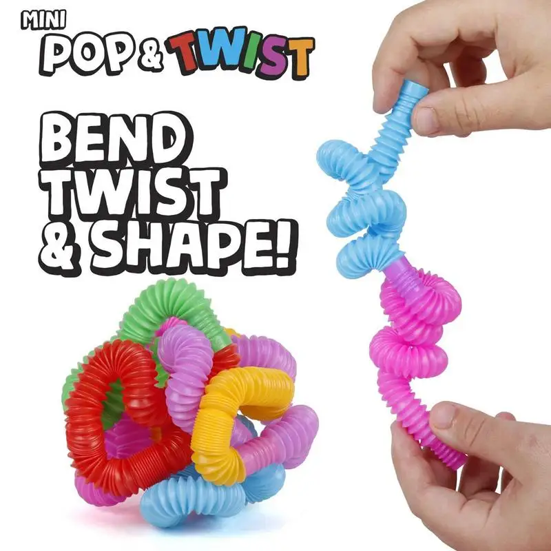 Sensorische Buizen Kleurrijke Pop Telescopische Buis Stretching Gegolfde Buis Pop Buis Educatief Speelgoed Kinderen Volwassen Stress Relief Speelgoed